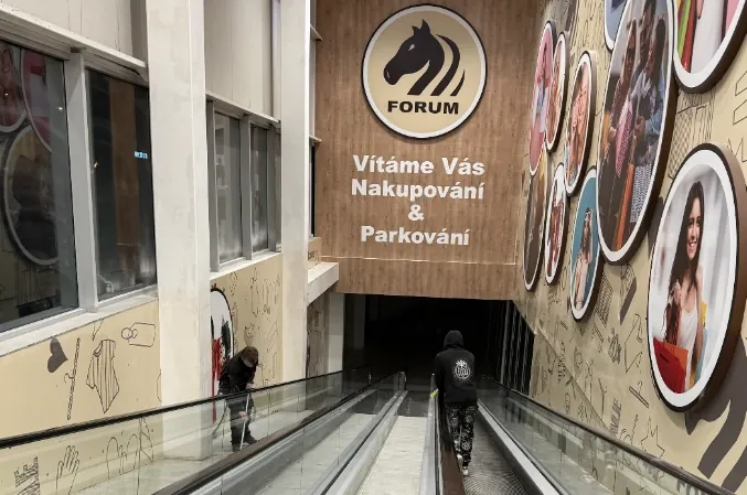 Mytí prosklených ploch firemního objektu
